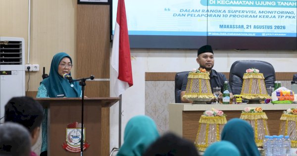 Ketua TP PKK Makassar Puji Kinerja Kader dan Pemcam Ujung Tanah dalam Mengawal Program Kebijakan