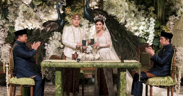Gubernur Sulsel Hadiri Resepsi Pernikahan Kasespri Presiden Prabowo Subianto 