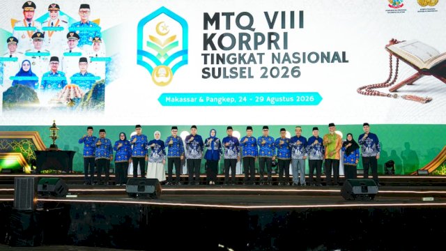 Menag Buka MTQ VIII KORPRI, Gubernur Andi Sudirman Apresiasi Kepercayaan Nasional