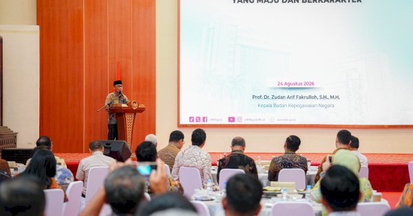 Sulsel Jadi Rujukan Nasional Manajemen Talenta, Kepala BKN Apresiasi Gubernur Andi Sudirman