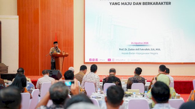 Sulsel Jadi Rujukan Nasional Manajemen Talenta, Kepala BKN Apresiasi Gubernur Andi Sudirman