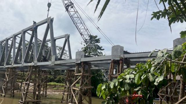 Jembatan Salujambu Penghubung Luwu dan Luwu Utara Yang Dibangun Pemprov Sulsel Segera Difungsikan