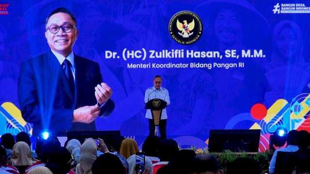 Dokumentasi Menteri Koordinator Bidang Pangan Indonesia sekaligus Ketua Umum PAN Zulkifli Hasan di Makassar beberapa waktu lalu. (Foto: Abatanews.com) 