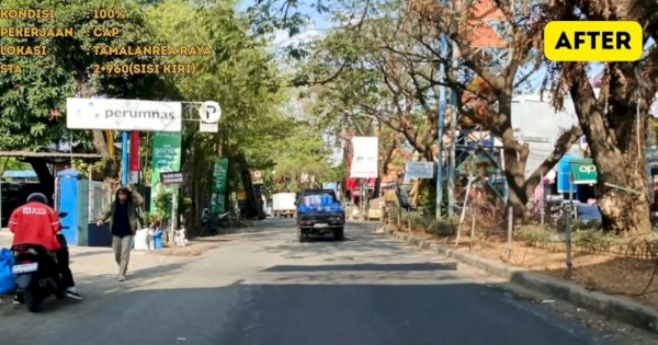 Jalan Tamalanrea Raya Mulai Diaspal Lewat Program MYP Pemprov Sulsel