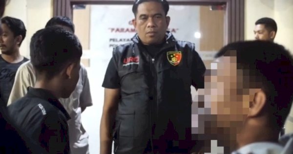 Polisi di Makassar Bubarkan Gerombolan Konvoi Sepeda Motor, Amankan 2 Remaja Bawa Sejam