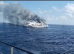KM Mutiara Sentosa 2 Terbakar di Laut, Bawa 140 Truk, 25 Mobil dan Alat Berat