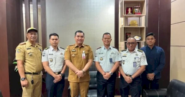 Kalapas Takalar Perkuat Temui Sekda Jelang Pemberian Remisi HUT Ke-81 RI