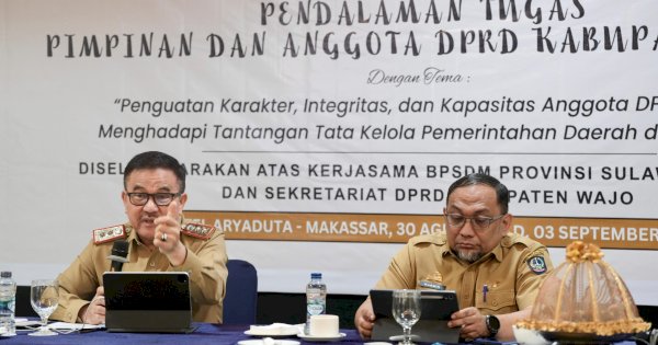 Sekda Sulsel Jufri Rahman Dorong DPRD dan Pemkab Wajo Perkuat Perencanaan Pembangunan 2027