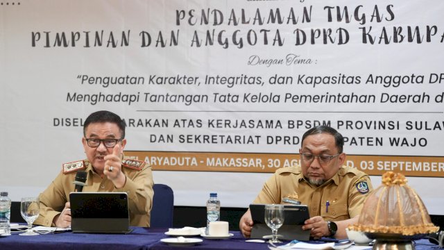 Sekda Sulsel Jufri Rahman Dorong DPRD dan Pemkab Wajo Perkuat Perencanaan Pembangunan 2027