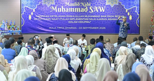 PDAM Makassar Peringati Maulid Nabi, Keteladanan Rasulullah Didorong Jadi Budaya Kerja