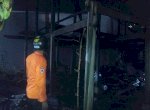 Diduga Lilin Lupa Dimatikan Usai LIstrik Padam, Satu Rumah Panggung di Makassar Hangus Terbakar