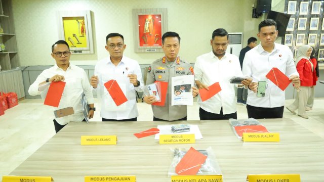 11 Kasus Penipuan Olline Diungkap Polda Sulsel, 22 Orang Jadi Tersangka