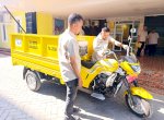 Bantu Petugas Kebersihan, DLH Makassar Hibahkan Motor Tiga Roda untuk Pasar Senggol