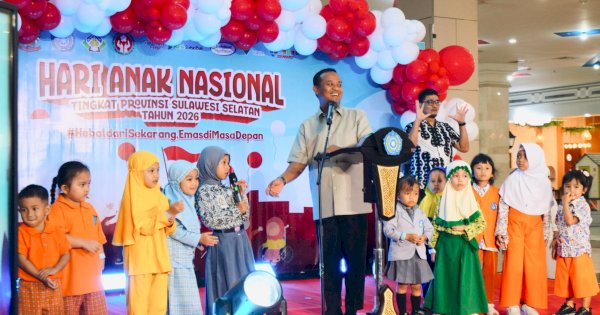 Wujudkan Sulawesi Selatan Ramah Anak, TP PKK Sulsel Dorong Penguatan Ketahanan Keluarga di Peringatan HAN ke-42 Tahun 2026