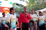 Mentan Amran Sulaiman dan Wali Kota MUnafri Ramaikan Fun Walk Dies Natalis ke-70 Unhas