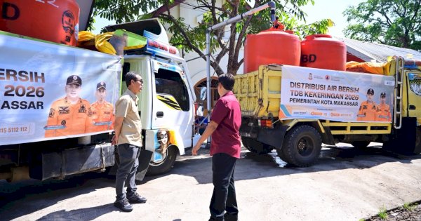 PDAM Makassar Telah Salurkan 2.550 M³ Air untuk Warga Terdampak Kekeringan