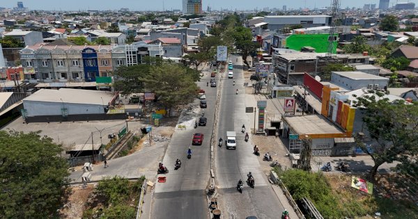 Update MYP Pemprov Sulsel, Potret Jalan Aroepala Makassar Tuntas Dibeton