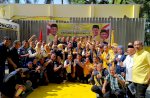 Peletakan Batu Pertama Sekretariat AMPI Sulsel, Nurdin Halid Bantu Rp1 Miliar