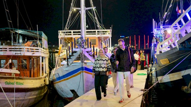 Bertemu Dubes Swiss di Kapal Phinisi, Wagub Fatmawati Bahas Rumput Laut, Kopi, dan Kakao