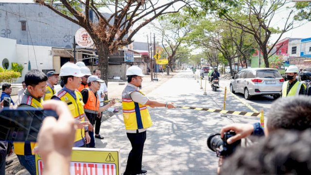 Jalan Aroepala Dibuka Full, Gubernur Sulsel: Akses Lalu Lintas Gowa-Makassar Makin Lancar