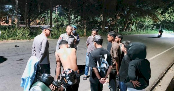Cegah Gangguan Kamtibmas, Polsek Manggala Sasar Kelompok Remaja Nongkrong di Waduk Tunggu Pampang