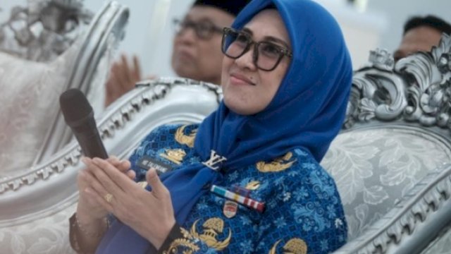 Dokumentasi Bupati Kabupaten Gowa, Sitti Husniah Talenrang beberapa waktu lalu. (Foto: Pemkab Gowa)