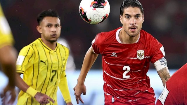 Kevin Diks saat due Timnas Indonesia kontra Malaysia pada Senin (28/9/2026). (Foto: AFC)