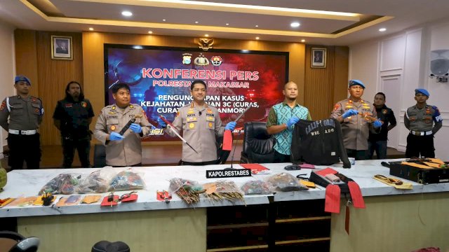 47 Tersangka dan 191 Sajam Diamankan Terkait Kejahatan Agustus 2026
