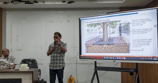 Dukung RTH Pedestrian Jalan Kajaolalido-Thamrin, Pemkot Makassar Gunakan Pohon Natif Lokal Sulawesi