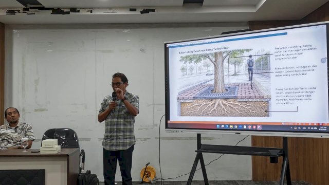 Dukung RTH Pedestrian Jalan Kajaolalido-Thamrin, Pemkot Makassar Gunakan Pohon Natif Lokal Sulawesi