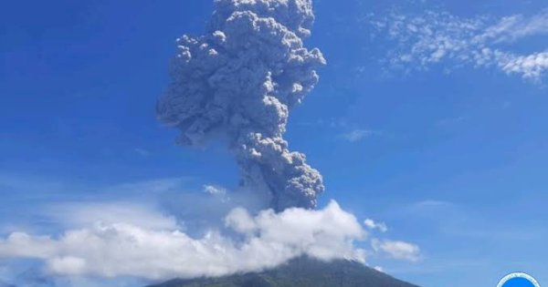Gunung Ili Lewotolok di NTT Kembali Erupsi, Kolom Abu Capai 600 Meter