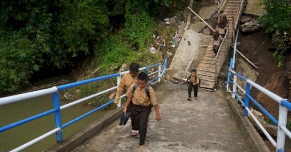 Pasca Roboh 8 Bulan Lalu, Pembangunan Jembatan Pakere Maros Masuk Tahap Tender
