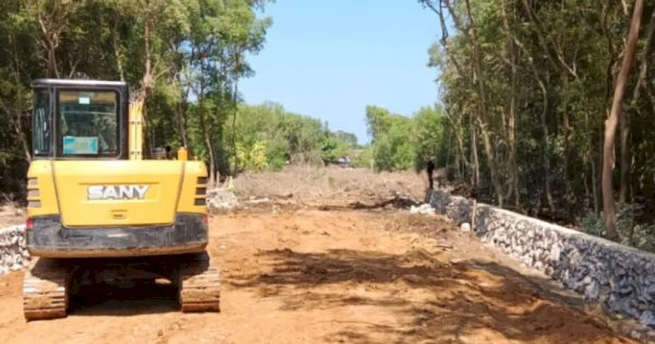 LanjutkPemkab Maros Kucurkan Rp1,18 Miliar, Lanjutkan Pembangunan Jalan Kuri Caddi