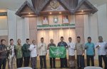 Wali Kota Tasming Hamid Lepas Kontingen PCNU Parepare Menuju Muktamar NU ke-35