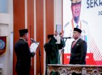 Gubernur Andi Sudirman Lantik Andi Winarno Eka Putra Sebagai Pj Sekda Provinsi Sulsel