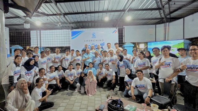 Dewan Pimpinan Wilayah (DPW) Partai Gelombang Rakyat Indonesia (Gelora) Sulawesi Selatan menggelar Launching Gelombang Muda Makassar di Kantor DPW Gelora Sulsel, Ahad, 4 Oktober 2026.