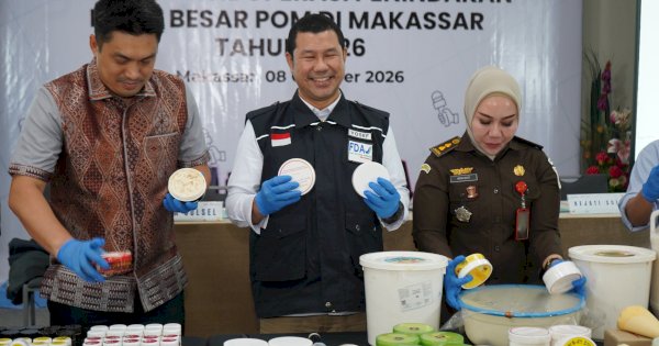 Penggerebekan Pabrik Kosmetik Ilegal di Gowa: Mengandung Merkuri, Dua Wanita Jadi Tersangka