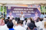 Tak Ada Lagi Jalan Berlubang dan Debu, Gubernur Andi Sudirman Resmikan Jalan Burung-Burung&ndash;Bili-Bili