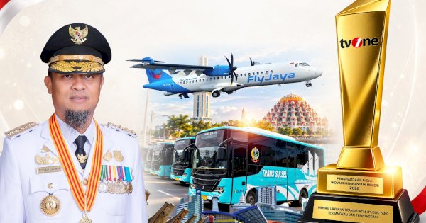Andi Sudirman Sulaiman Terima Penghargaan Inovasi Layanan Transportasi Publik Terjangkau dan Terintegrasi