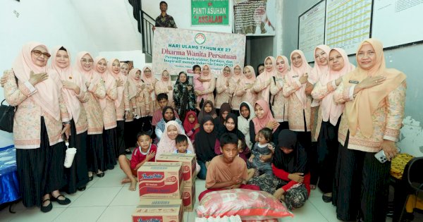 Bakti Sosial Rutin DWP Sulsel, Wujud Kehadiran sebagai Mitra Pemerintah di Tengah Masyarakat
