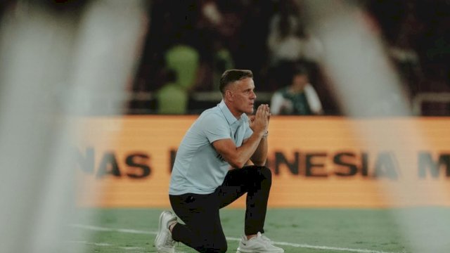 Pelatih Timnas Indonesia John Herdman. 