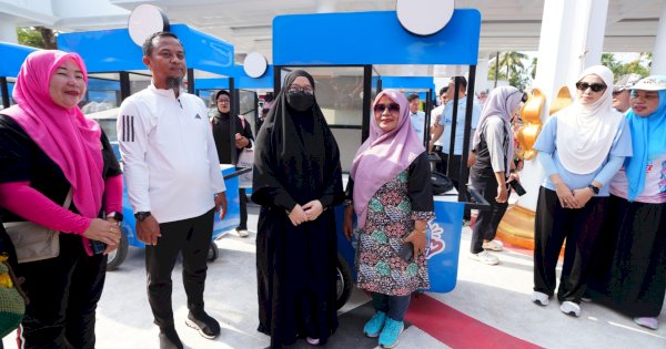 Ketua TP PKK Dukung UMKM Naik Kelas, 269 Unit Peralatan Usaha Diserahkan pada Peringatan 357 Tahun Sulsel
