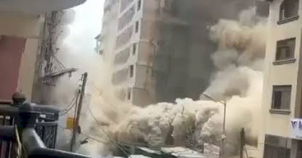 Gedung Bertingkat Ambruk di Nairobi Kenya, 7 Pekerja Diduga Terjebak di Reruntuhan