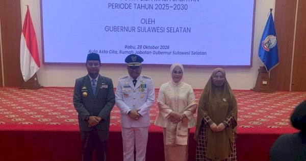 Resmi Pimpin Gowa, Gubernur Sulsel Minta Darmawangsyah Genjot Serapan Anggaran dan Proyek Strategis