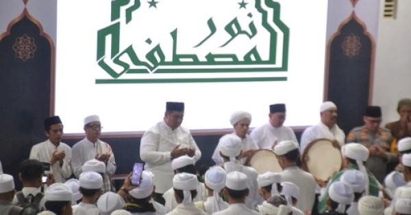 Bupati Maros Hadiri Peringatan Maulid Nabi Muhammad SAW di Pesantren Nurul Mustafa
