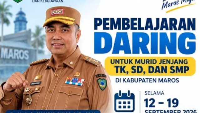Antisipasi Kelangkaan BBM, Pemkab Maros Imbau Sekolah Terapkan Pembelajaran Daring