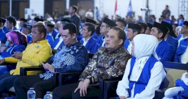 Wabup Maros Hadiri Pelantikan PAN se-Sulsel, Chaidir Syam Dikukuhkan Jadi Sekretaris DPW