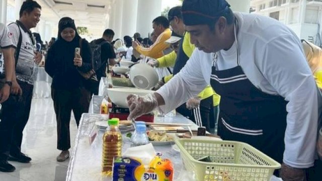 Chaidir Syam Ikuti Lomba Masak di Sulsel Expo & Culinary 2026