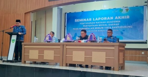 Wabup Maros Tekankan Penyertaan Modal PDAM Harus Berdampak pada Pelayanan