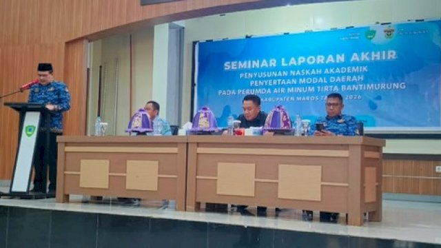 Wabup Maros Tekankan Penyertaan Modal PDAM Harus Berdampak pada Pelayanan